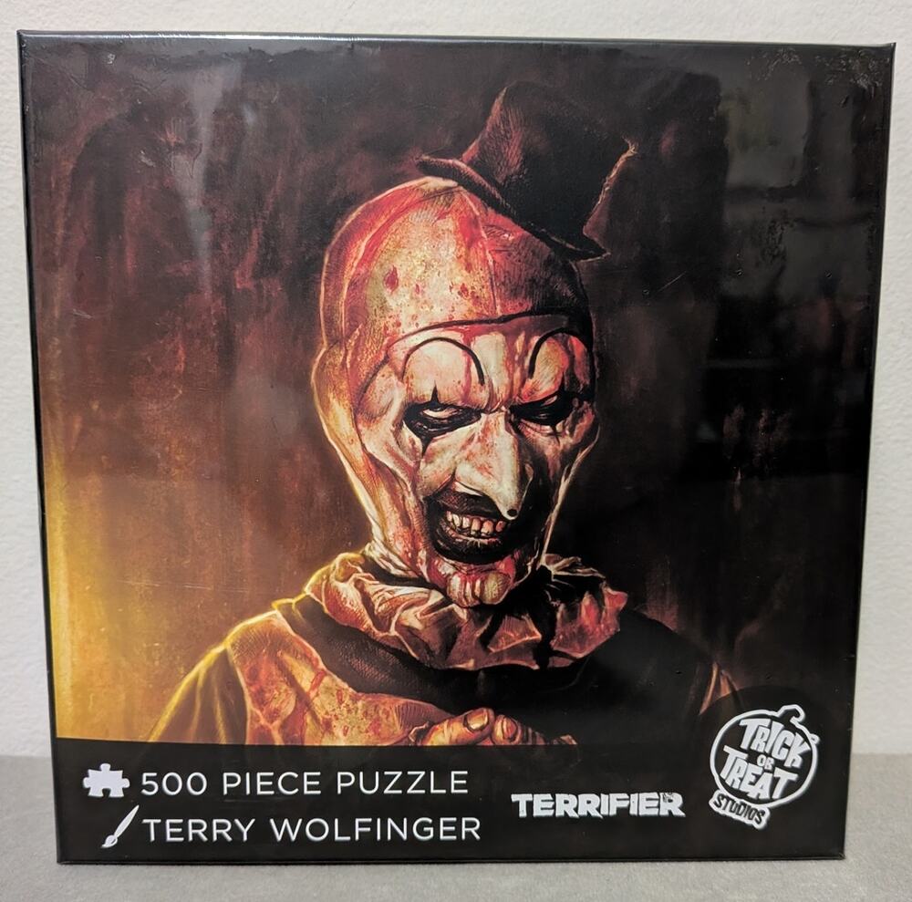 Trick or Treat Studios Terrifier Art the Clown 500 Piece Puzzle Terry Wolfinger